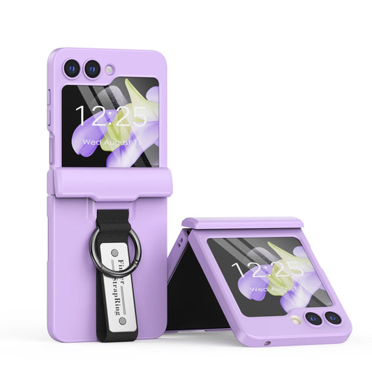 Full Protection Matte Case with Strap For Samsung Galaxy Z Flip 5 & 4
