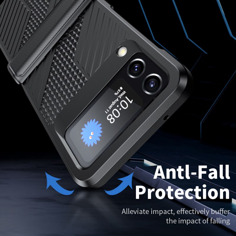 Shockproof Armor Case Hinge Protective Cover For Samsung Galaxy Z Flip Series