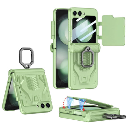 Shockproof Magnetic Case with Ring Bracket For Galaxy Z Flip Series