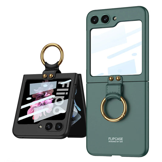 Ultra Thin Case with Ring Holder for Samsung Galaxy Z Flip 7 & 6