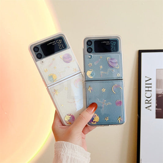 Cute 3D Stars Case For Samsung Galaxy Z Flip