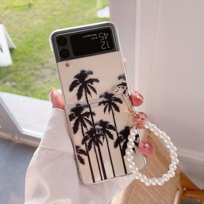 Simplicity Coconut Tree Phone Case For Samsung Galaxy Z Flip Series