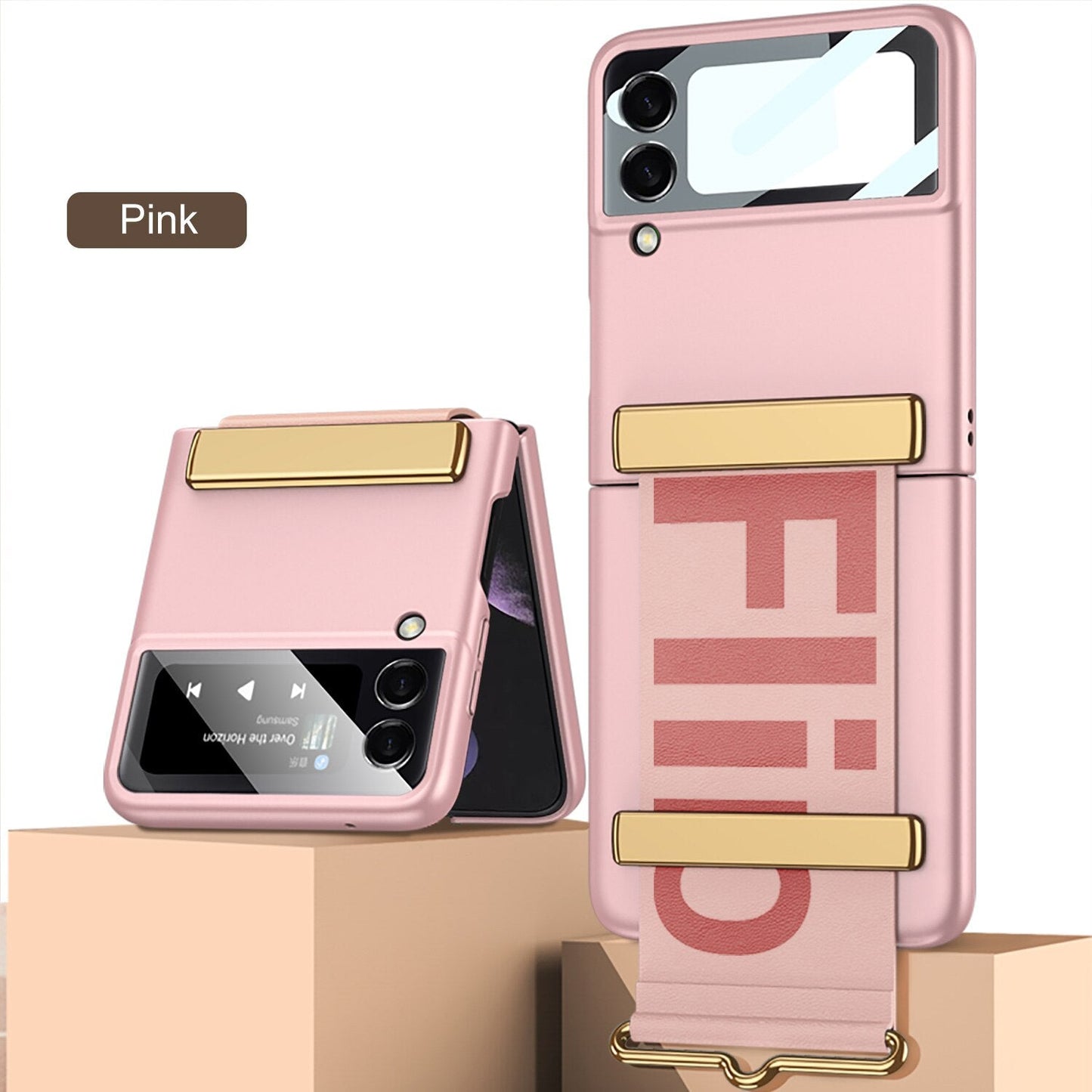 Wristband Bracket Case For Samsung Galaxy Z Flip