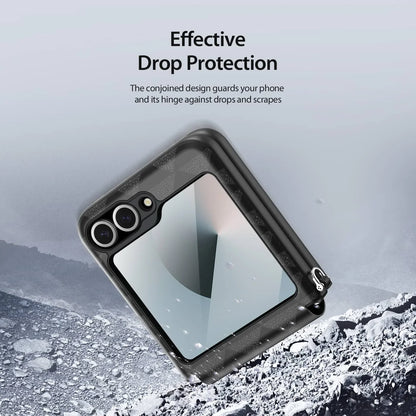 Leather Case with Hinge Protection for Z Flip Series