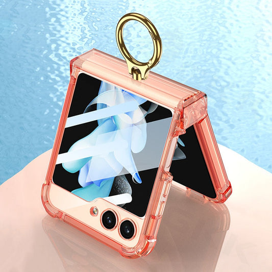 Luxury Hard Case With Ring for Samsung Galaxy Z Flip