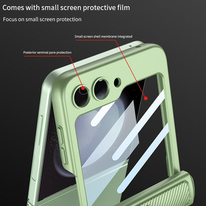 Armor Case with Ring Holder Magnetic Hinge Protective For Samsung Galaxy Z Flip  Series