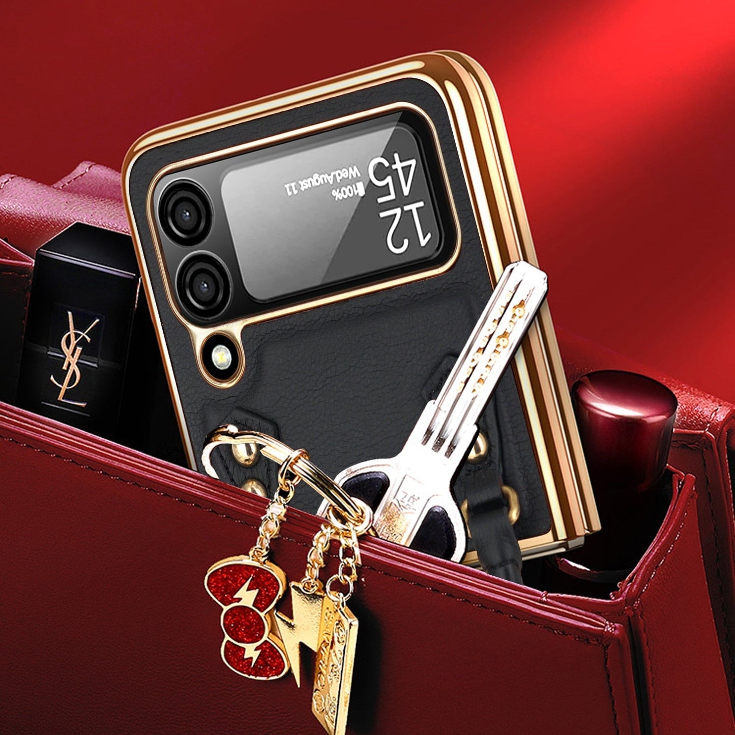 Luxury Leather Case For Samsung Galaxy Z Flip Series