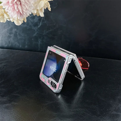 Cute Love Heart Shell Case for Samsung Galaxy Z Flip 7 & 6
