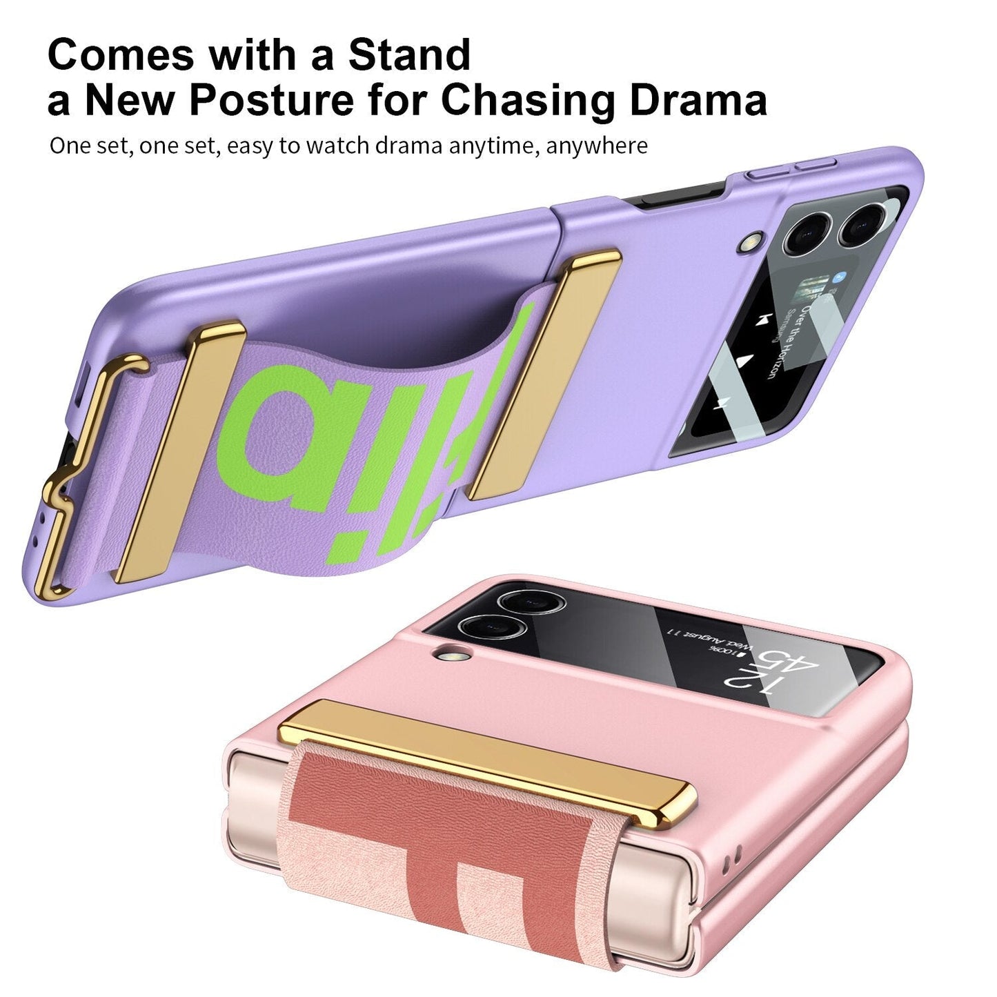 Wristband Bracket Case For Samsung Galaxy Z Flip