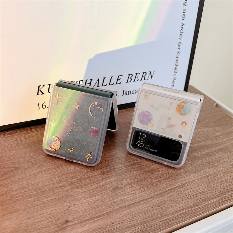 Cute 3D Stars Case For Samsung Galaxy Z Flip