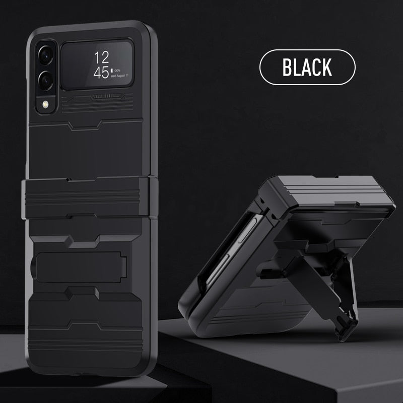 Shockproof Armor Case with Bracket Stand for Samsung Galaxy Z Flip Series