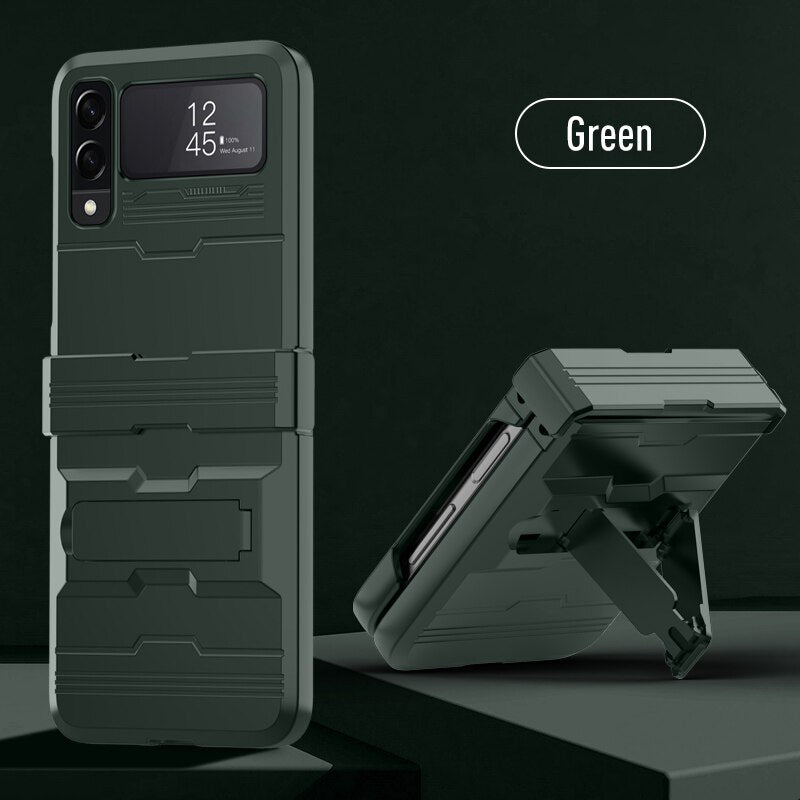 Shockproof Armor Case with Bracket Stand for Samsung Galaxy Z Flip Series