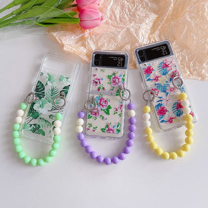 Cute Colorful Flowers Slim Case For Samsung Galaxy Z Flip Series