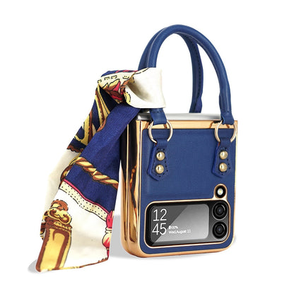 Luxury Leather Case For Samsung Galaxy Z Flip Series