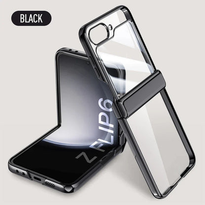 Transparent Electroplated Case for Samsung Galaxy Z Flip 7 & 6