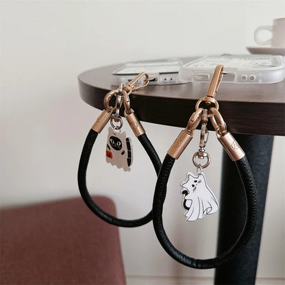 Cute Halloween Cat Ghost Case for Samsung Galaxy Z Flip 4/5/6/7
