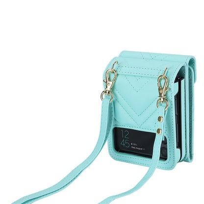 Luxury Crossbody Wallet Case for Samsung Galaxy Z Flip Series