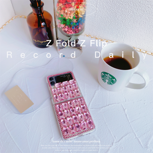 Luxury Pink Case for Galaxy Z Flip Series