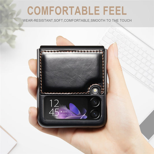 Vintage Leather Cover For Z FLIP Series