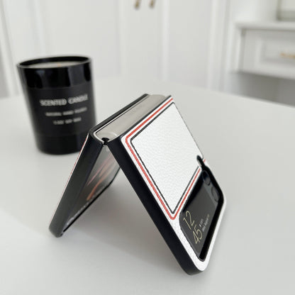 Fashion Joint name Lychee Case for Samsung Galaxy Z Flip
