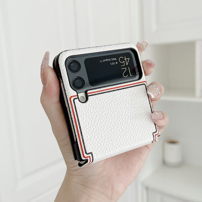 Fashion Joint name Lychee Case for Samsung Galaxy Z Flip
