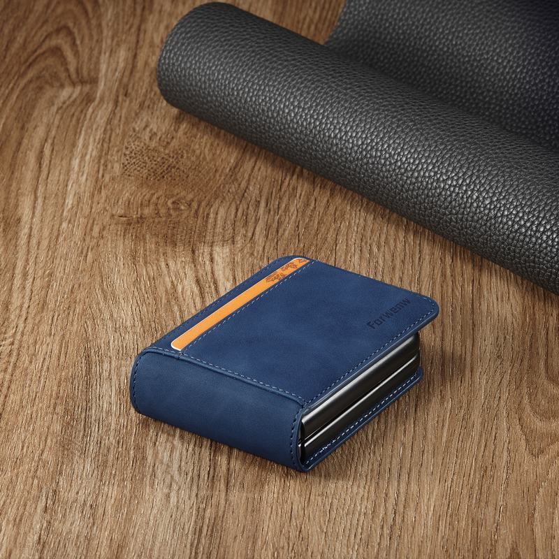 Luxury Leather Wallet Case For Z Flip