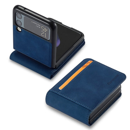 Luxury Leather Wallet Case For Z Flip