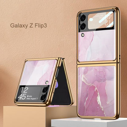 Luxury Marble Case For Z Flip Series