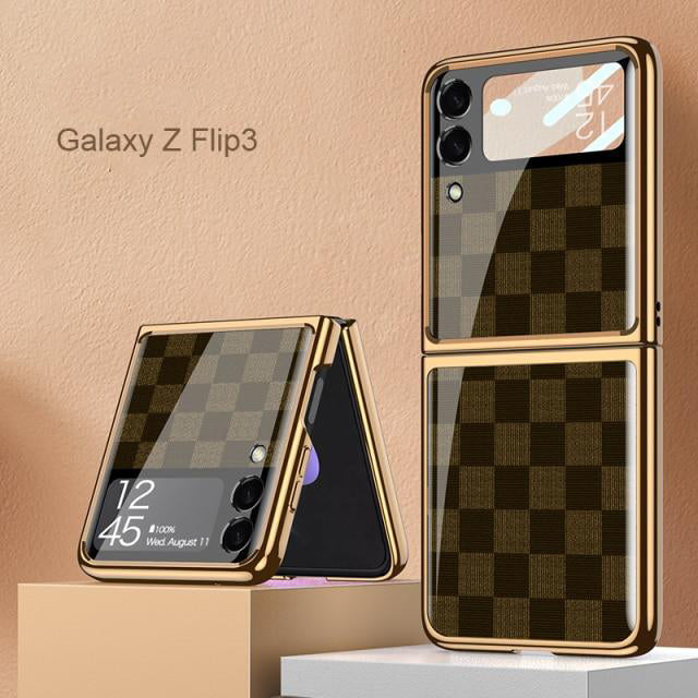 Luxury Marble Case For Z Flip Series