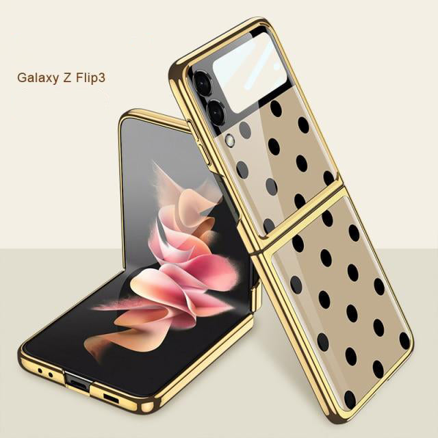 Luxury Marble Case For Z Flip Series