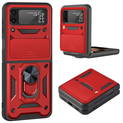 Drop Tested Cover with Magnetic Kickstand Car Mount Protective Case for Samsung Galaxy Z Flip 6 & 7