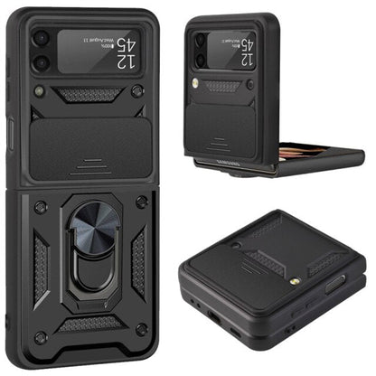 Drop Tested Cover with Magnetic Kickstand Car Mount Protective Case for Samsung Galaxy Z Flip 6 & 7