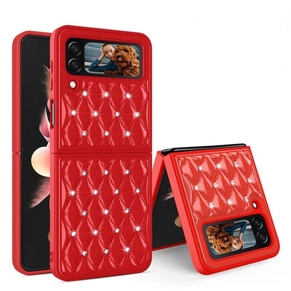 Creative Electroplating Diamond Protective Cover For Samsung Galaxy Z Flip Series