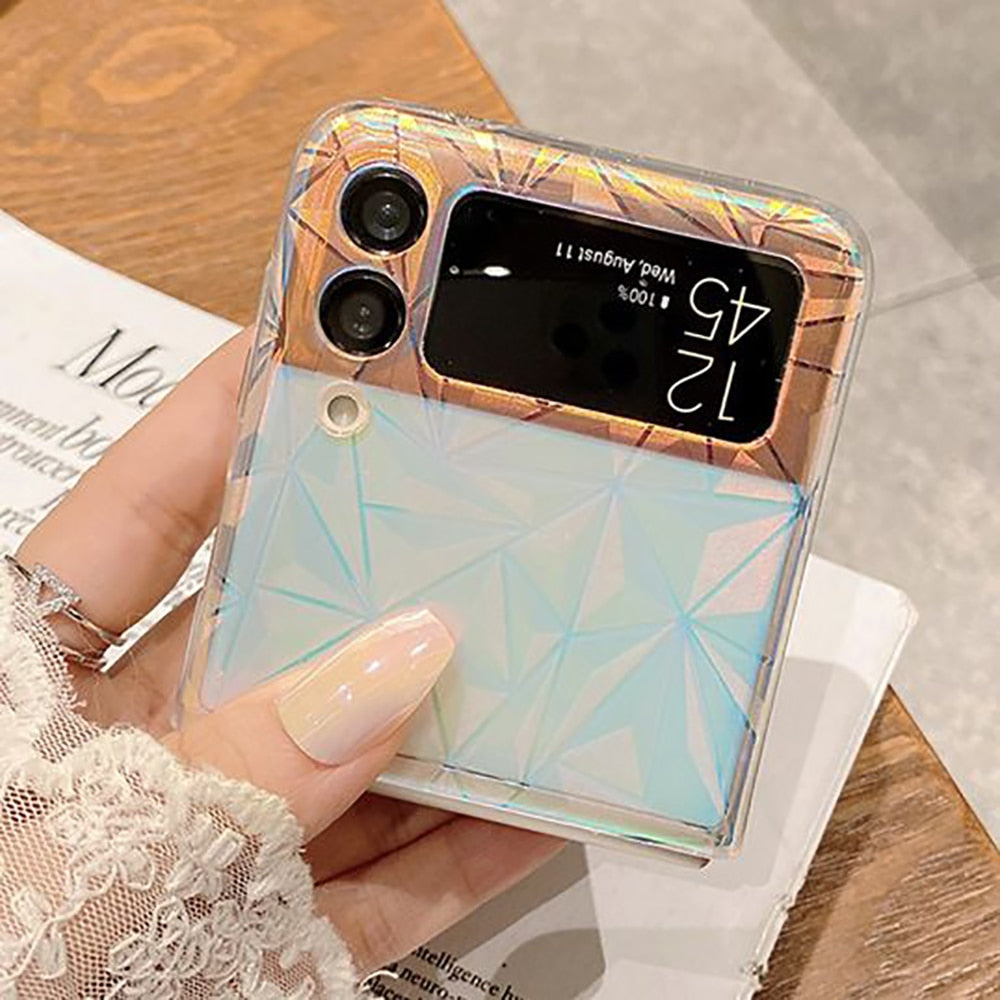 Colorful Shell pattern Protective Cover for Galaxy Z Flip Series
