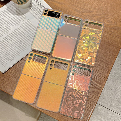 Colorful Shell pattern Protective Cover for Galaxy Z Flip Series