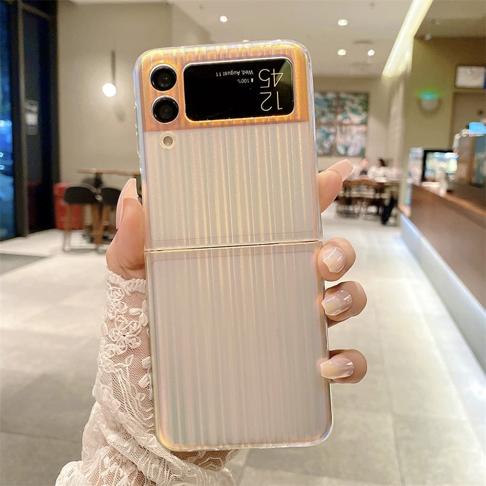 Colorful Shell pattern Protective Cover for Galaxy Z Flip Series
