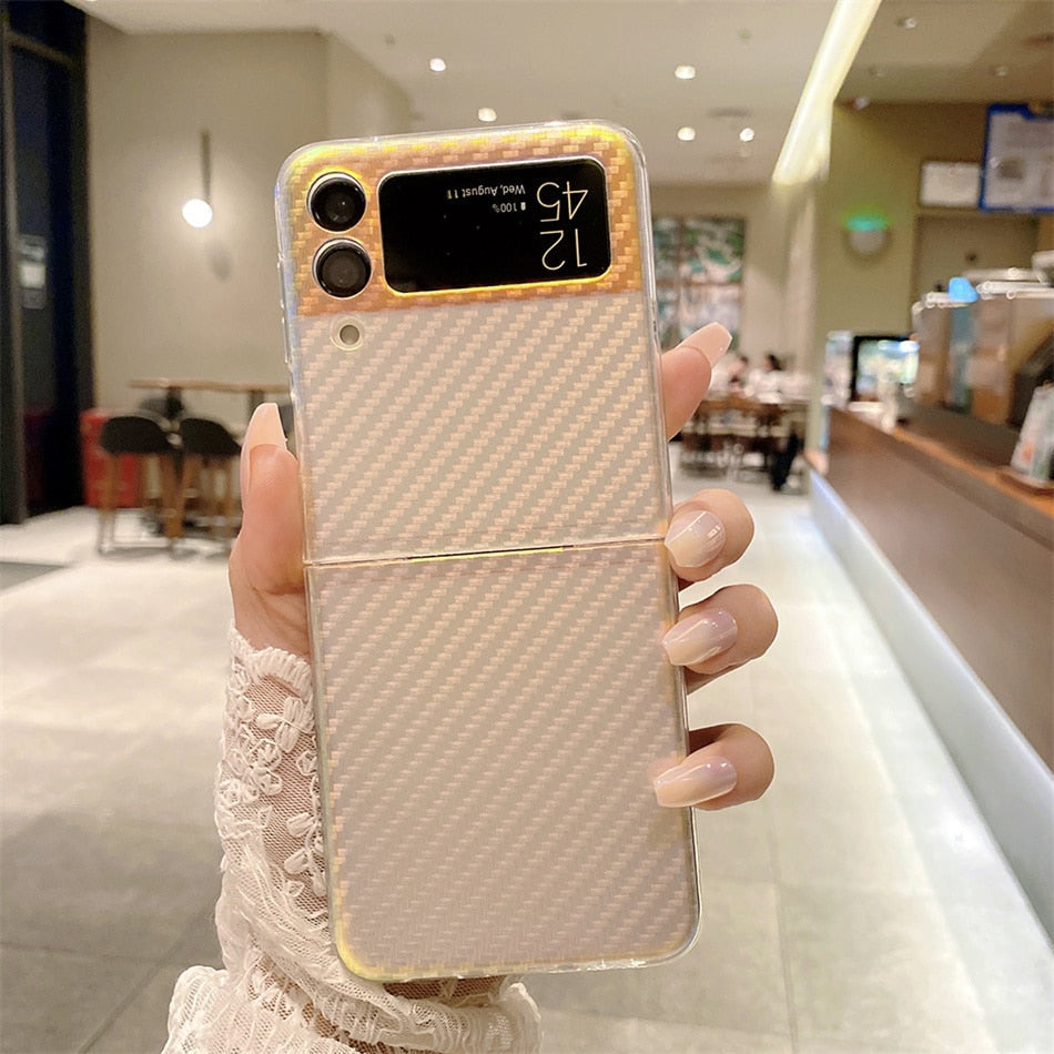 Colorful Shell pattern Protective Cover for Galaxy Z Flip Series