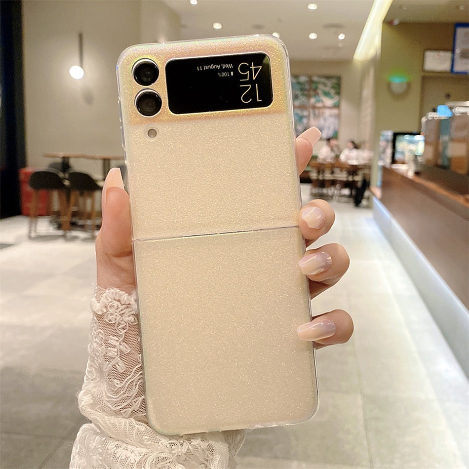 Colorful Shell pattern Protective Cover for Galaxy Z Flip Series