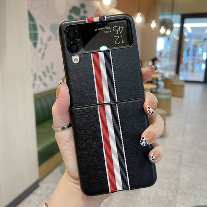 Fashion stripe Case for Samsung Galaxy Z Flip Series