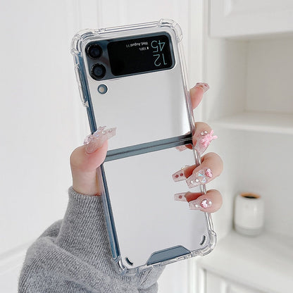 Shockproof Mirror Phone Case For Samsung Galaxy Z FLIP Series