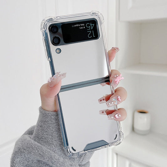 Shockproof Mirror Phone Case For Samsung Galaxy Z FLIP Series