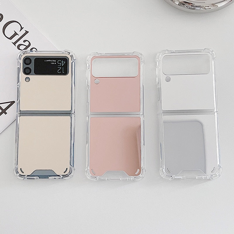 Shockproof Mirror Phone Case For Samsung Galaxy Z FLIP Series