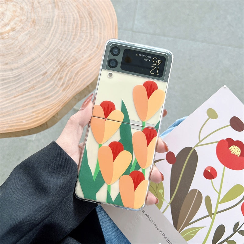 Tulip Flowers Case For Samsung Galaxy Z FLIP Series
