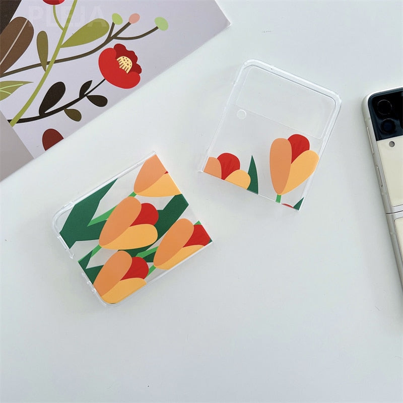 Tulip Flowers Case For Samsung Galaxy Z FLIP Series