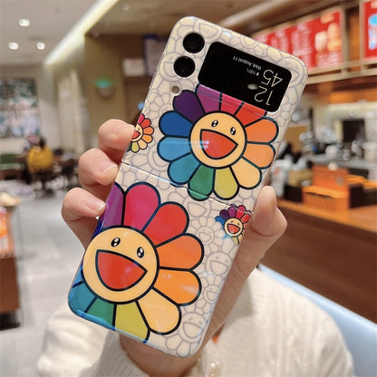 Colorful Smile Flower Case For Samsung Galaxy Z Flip Series