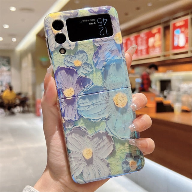 Colorful Smile Flower Case For Samsung Galaxy Z Flip Series