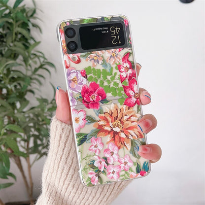 Flower Painting Case For Samsung Galaxy Z Flip Series