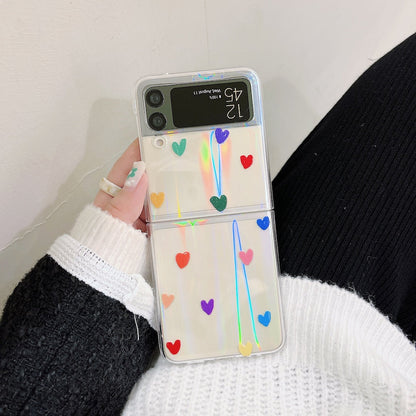 Cute Love Heart Case for Samsung Galaxy Z Flip Series