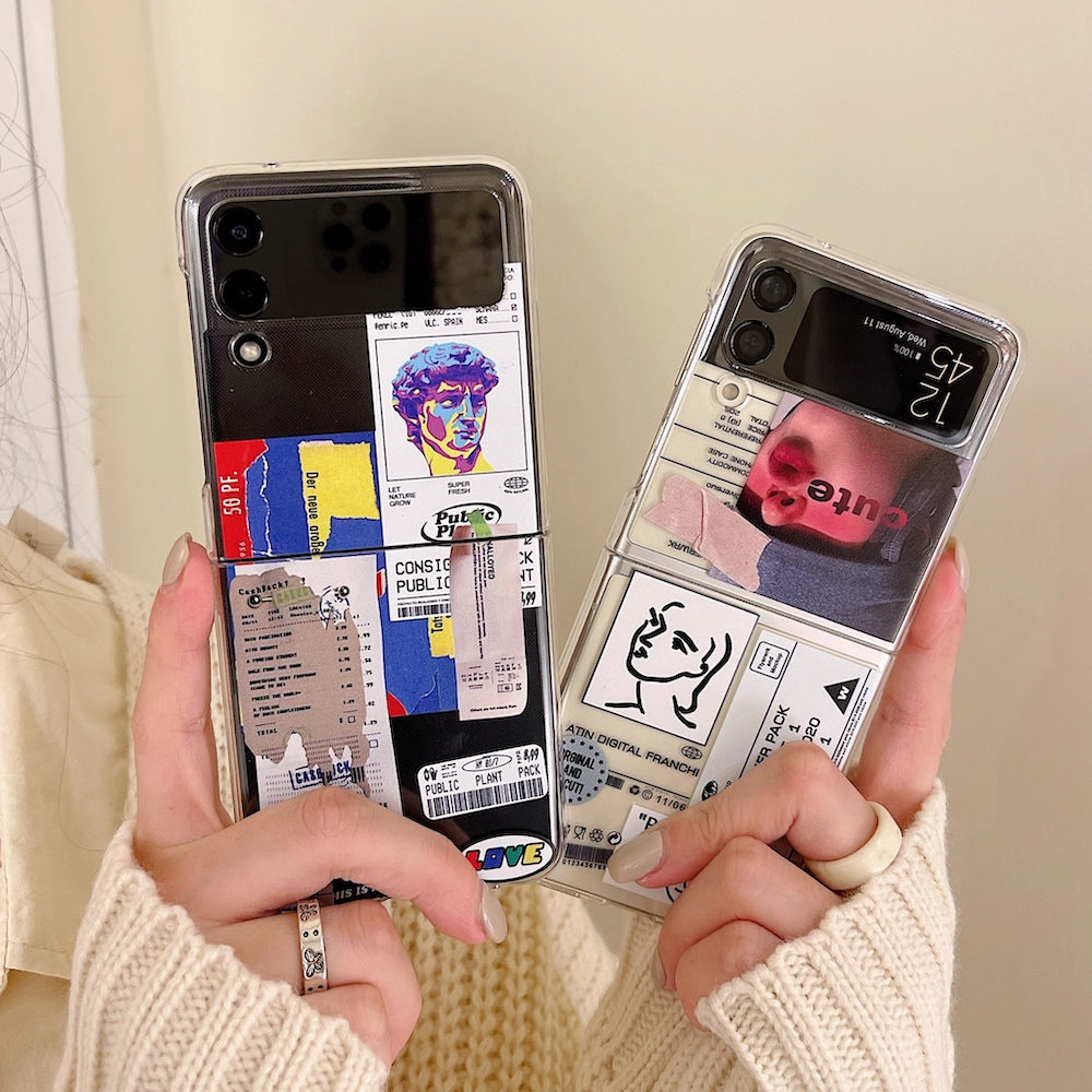 Print Tags Case for Samsung Galaxy Z Flip Series