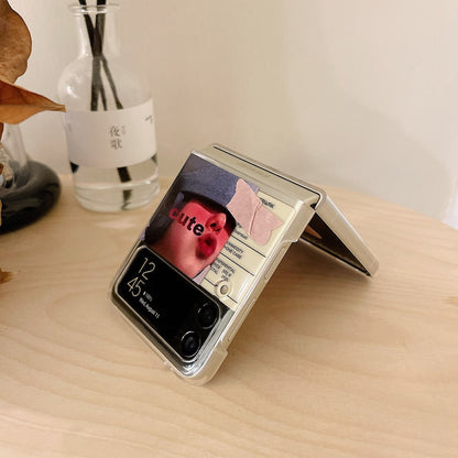 Print Tags Case for Samsung Galaxy Z Flip Series